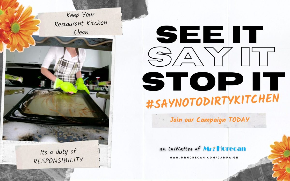 Lending your voice to the campaign “Say No To Dirty Kitchen”